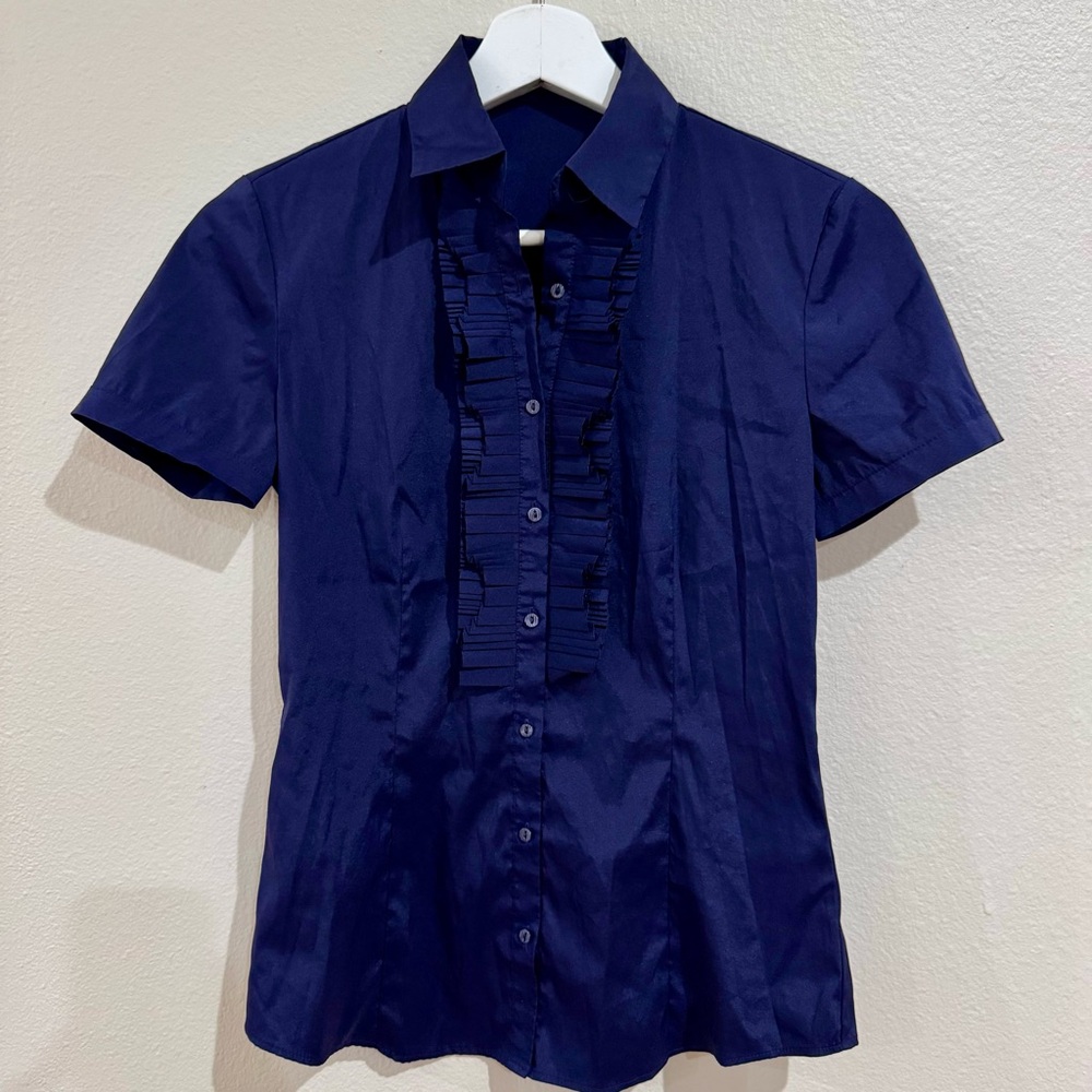 G2000 Blue Button Down Shirt with Classic Collar